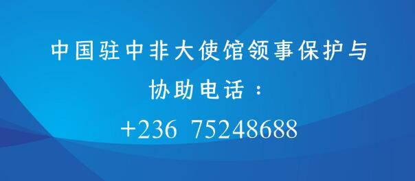 駐中非使館提醒中國(guó)公民立刻撤離