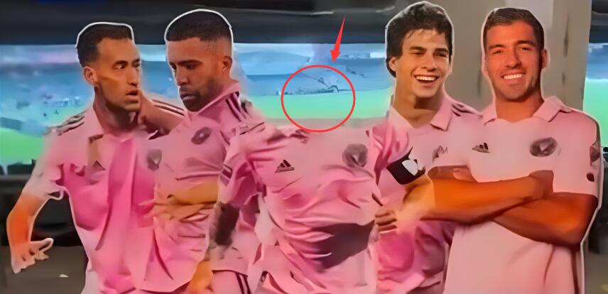 梅西人形廣告牌被踢飛腦袋