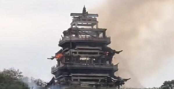 南朝四百八十寺之一被燒系謠言